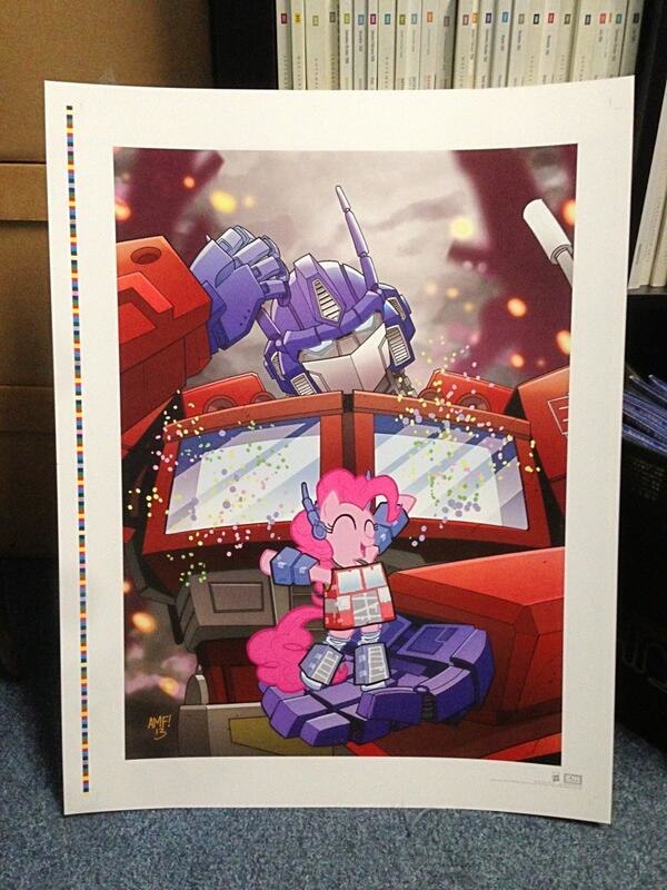 BotCon 2013   Optimus Prime And Pinkie Pie Cosplay IDW Convention Poster Revealed Image 1 (1 of 2)